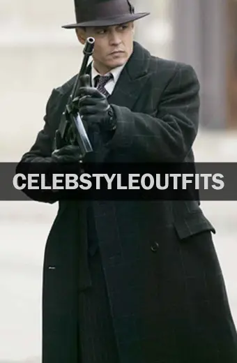 Public Enemies John Dillinger Johnny Depp Black Trench Coat