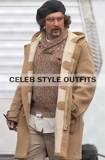 Yoga Hosers Movie Johnny Depp Guy Lapointe Brown Wool Coat