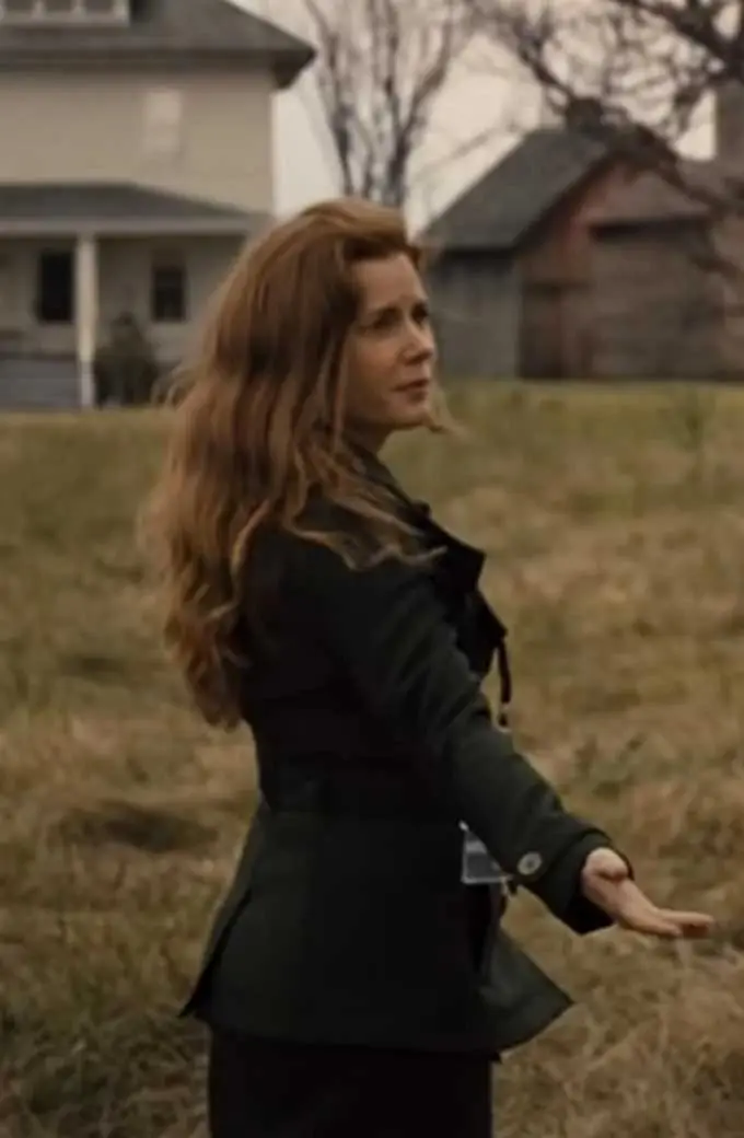 Lois Lane Justice League Amy Adams Black Wool Trench Coat justice-league-lois-lane-jacket