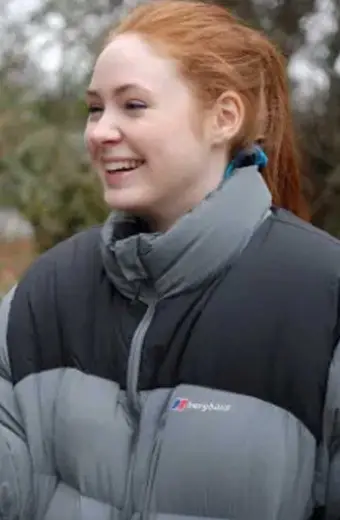 The Well TV Show Karen Gillan Coll Grey Parachute Jacket