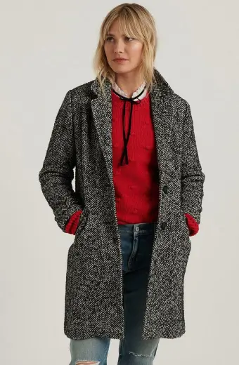 Kevin Can Fuck Himself Mary Inboden Patti Grey Trench Coat hollis-inboden-kevin-can-fuck-himself-coat