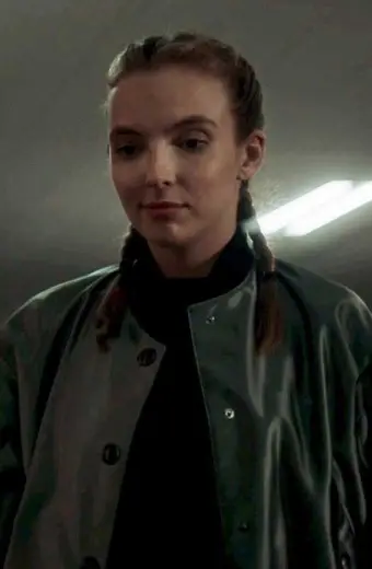 Villanelle Jodie Comer Killing Eve Bomber Green Satin Jacket