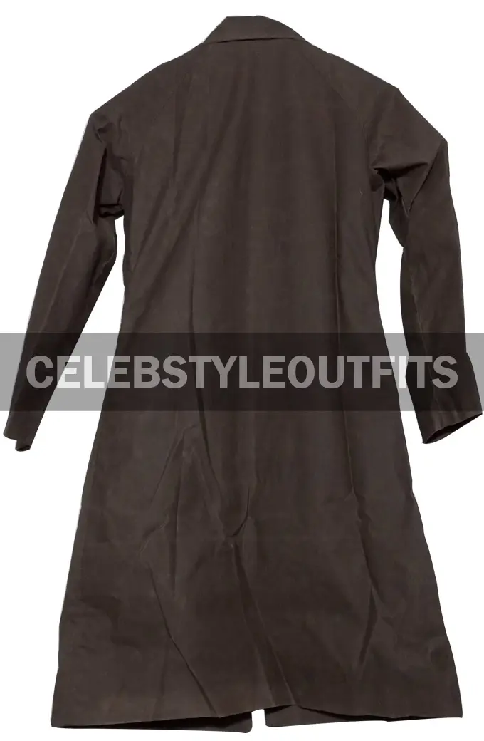 Killing Eve Villanelle Jodie Comer Brown Cotton Long Coat killing-eve-jodie-brown-coat