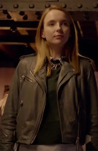 Jodie Comer Killing Eve Villanelle Bomber Brown Leather Jacket