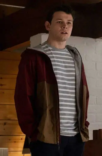 Sean Delaney Kenny Stowton Killing Eve Red Hooded Jacket killing-eve-sean-parachute-jacket