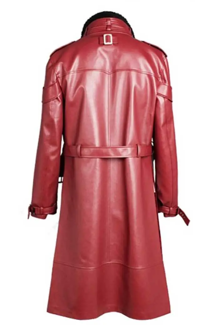 Iori Yagami King Of Fighters Cosplay Red Belted Leather Coat iori-yagami-king-of-fighters-coat
