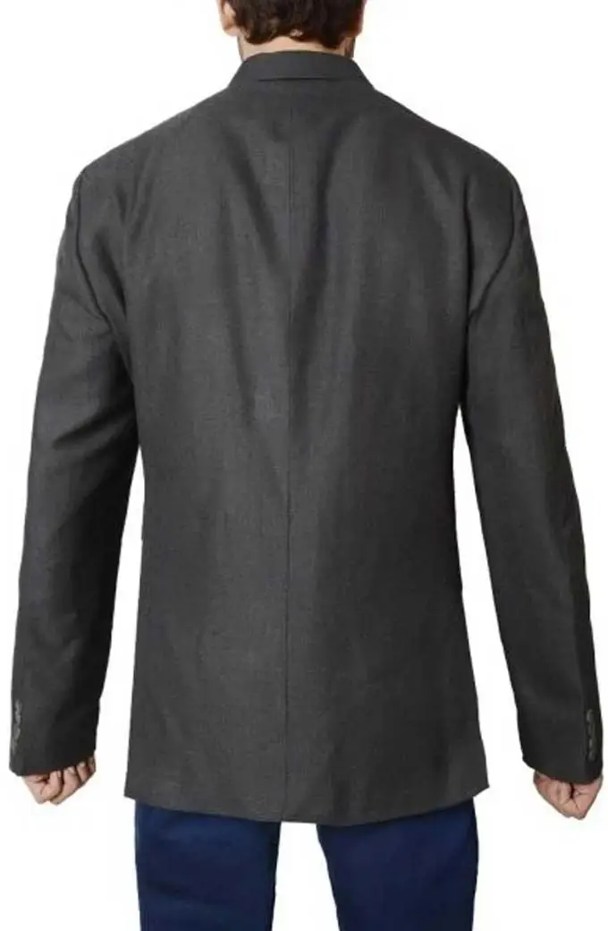 Jeff Bridges Kingsman Grey Wool Blazer kingsman-agent-champagne-blazer