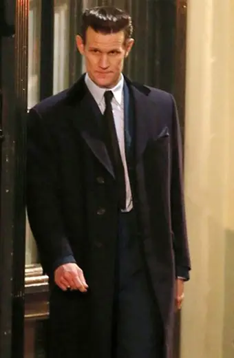 Matt Smith Jack Last Night in Soho Black Wool Trench Coat