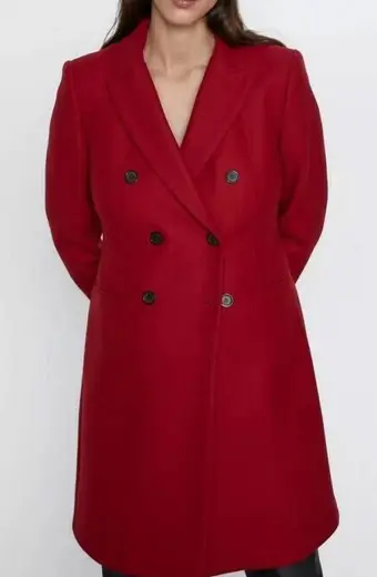 Jenny Boyd Legacies Lizzie Saltzman Red Cotton Trench Coat