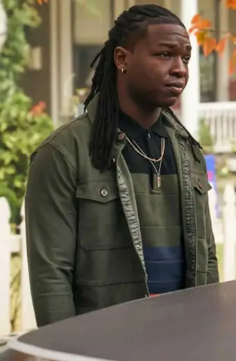 Chris Lee Kaleb Hawkins Legacies TV Series Green Cotton Jacket legacies-chris-sean-lee-jacket