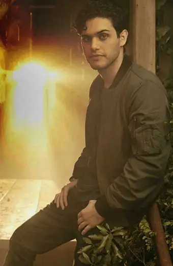 Legacies Landon Kirby Aria Shahghasemi Brown Bomber Jacket legacies-landon-jacket