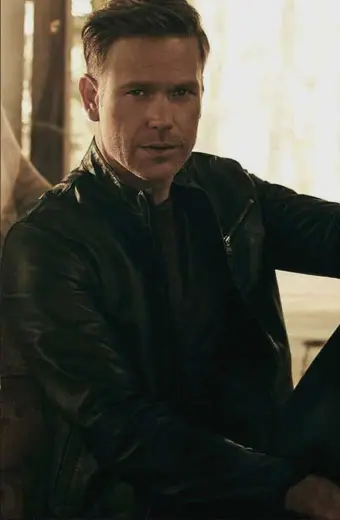 Matthew Davis Alaric Saltzman Legacies Biker Leather Jacket matthew-legacies-alaric-jacket
