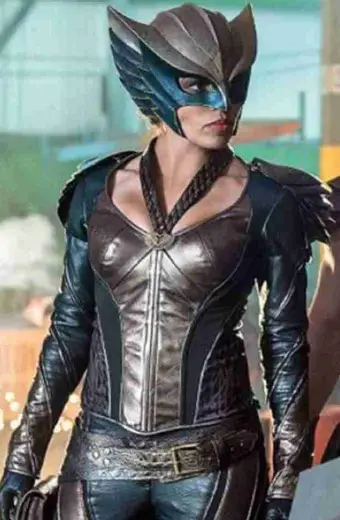 Legends of Tomorrow Hawkgirl Ciara Renee Brown Leather Jacket