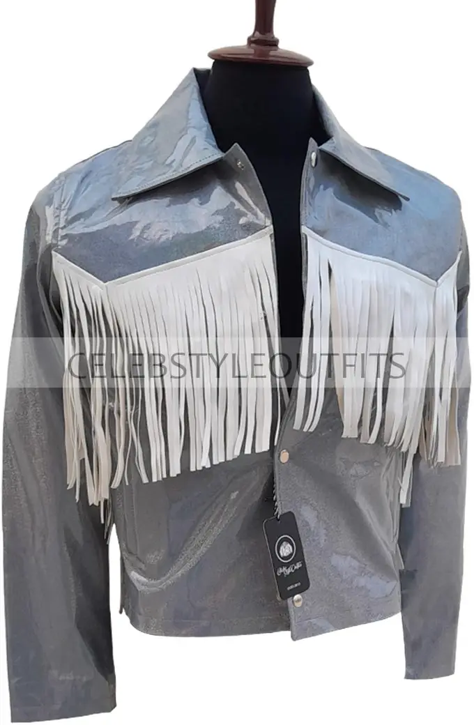 Lil Nas X Buzzfeed Internet Live Silver Holographic Jacket lil-nas-x-buzzfeed-internet-live-jacket