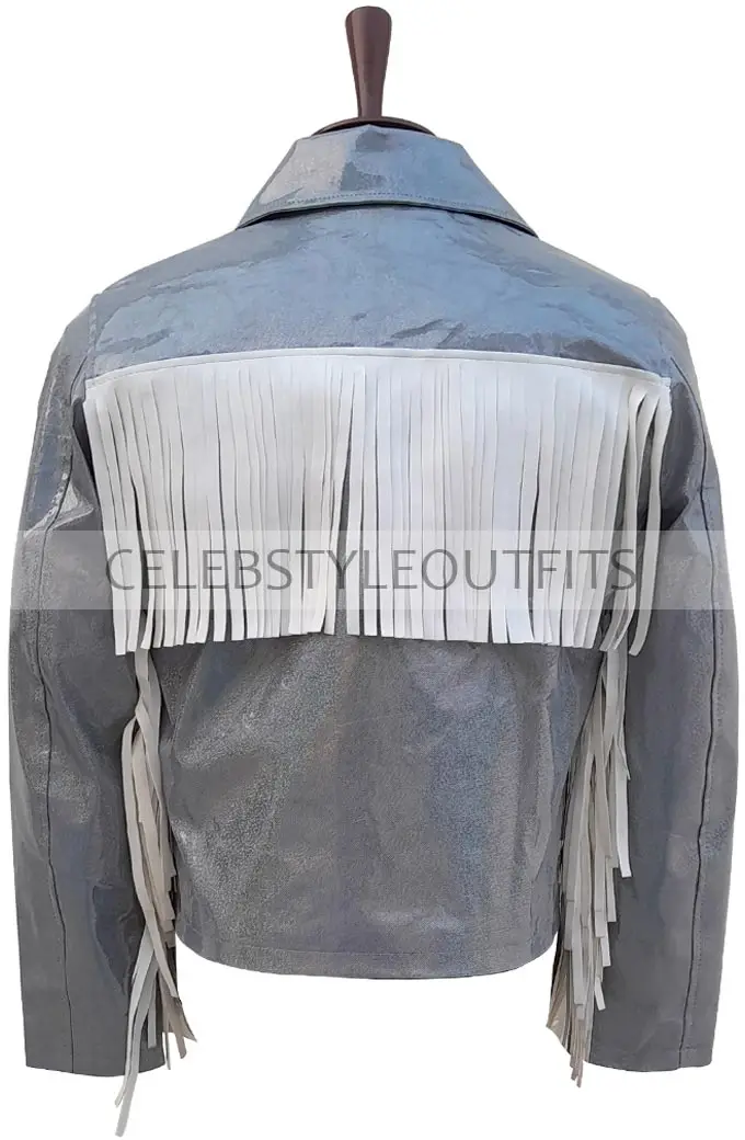 Lil Nas X Buzzfeed Internet Live Silver Holographic Jacket lil-nas-x-buzzfeed-internet-live-jacket