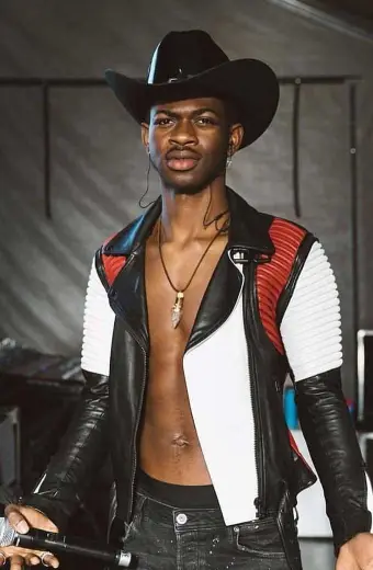 Lil Nas X Old Town Road Cowboy Biker Quilted Leather Jacket