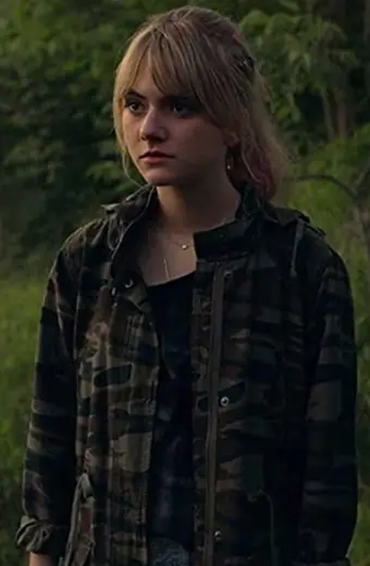 Emilia Jones Locke And Key Kinsey Locke Green Cotton Hoodie