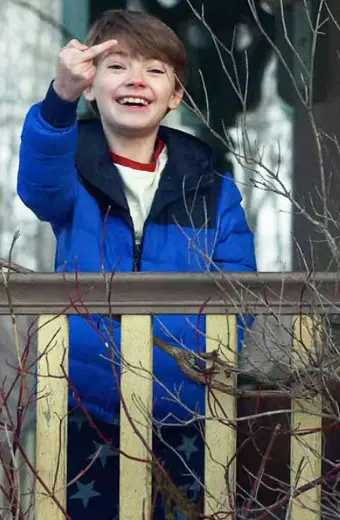 Jackson Robert Scott Locke And Key Bode Blue Puffer Hoodie