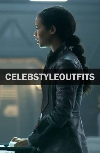 Lost Space Judy Robinson Taylor Russell Black Leather Jacket