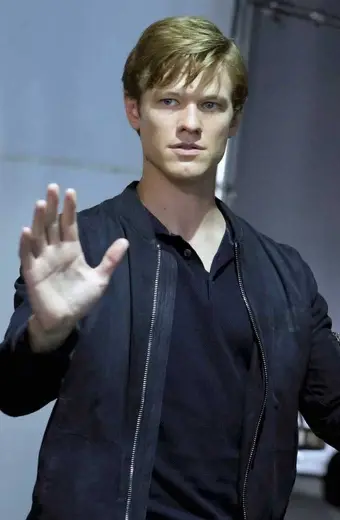 Lucas Till Angus MacGyver TV Series Bomber Black Cotton Jacket