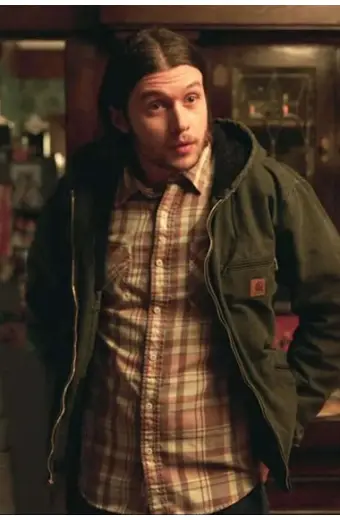 Nick Robinson Sean Boyd Maid Hooded Green Cotton Jacket nick-robinson-maid-jacket