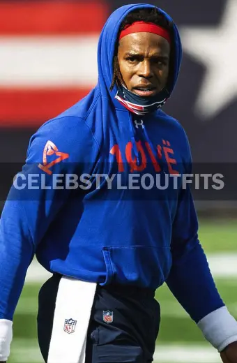 Cam Newton Fleece Hoodie Jacket cam-newton-love-fleece-blue-hoodie