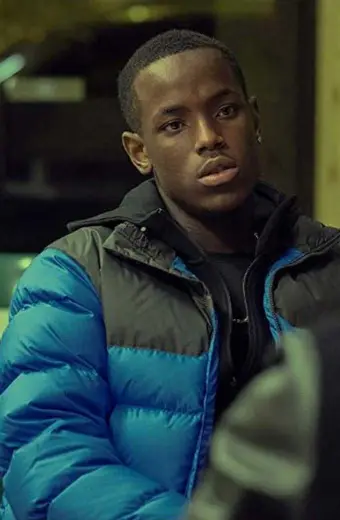 Top Boy Micheal Ward Jamie Parachute Puffer Jacket