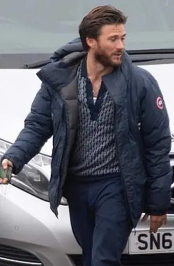 Wrath Of Man Scott Eastwood Black Puffer Jacket
