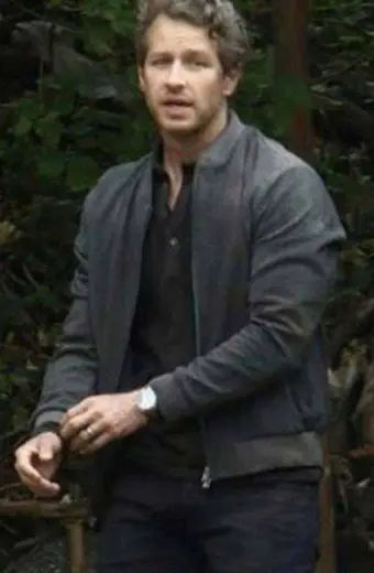 Ben Stone Manifest TV Series Josh Dallas Black Bomber Jacket