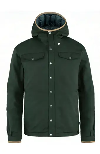 Manifest Zeke Landon Matt Long Hooded Green Cotton Jacket