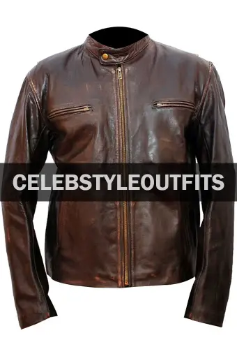 Mark Wahlberg Contraband Chris Farraday Distressed Jacket