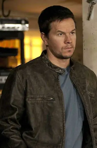 James Silva Mile 22 Movie Mark Wahlberg Black Leather Jacket