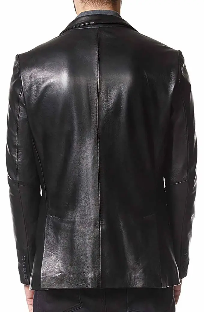 Alex O'Loughlin Moonlight Black Leather Blazer moonlight-mick-st-john-black-blazer