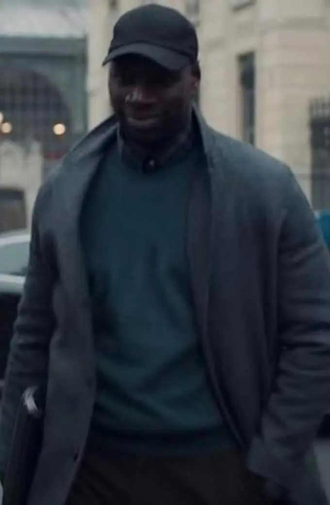 Lupin TV Series Omar Sy Assane Diop Grey Wool Trench Coat omar-sy-lupin-coat