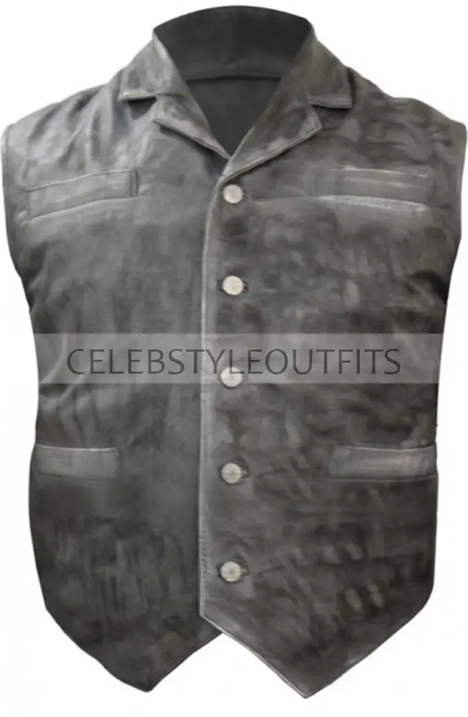 Cullen Bohannon Hell on Wheels Anson Mount Brown Leather Vest hell-on-wheels-cullen-bohannon-vest