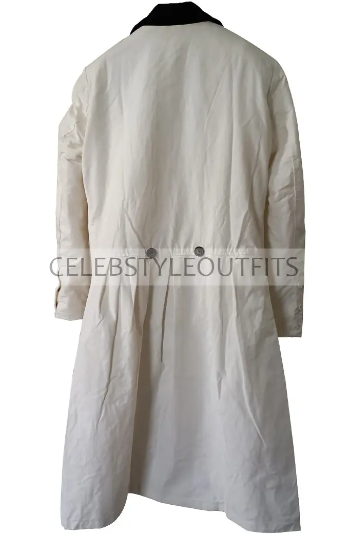 Stardust Tristan Thorn White Cotton Coat stardust-tristan-thorn-trench-coat