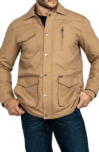 Chris Pratt The Terminal List James Reece Brown Cotton Jacket