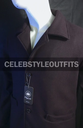 The Addams Family Uncle Fester Addams Wool Trench Coat