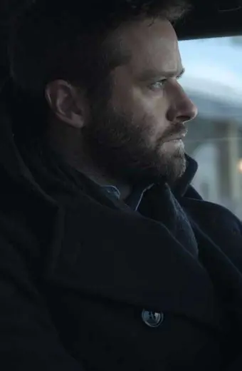 Armie Hammer Crisis Jake Kahane Black Wool Coat crisis-jake-kahane-coat