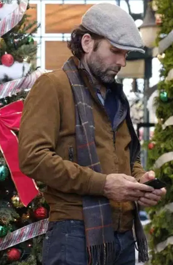 Eion Bailey Josh Deliver by Christmas Brown Suede Jacket josh-deliver-by-christmas-jacket