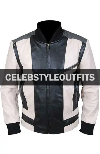 Matthew Broderick Ferris Buellers Day Off White Bomber Jacket