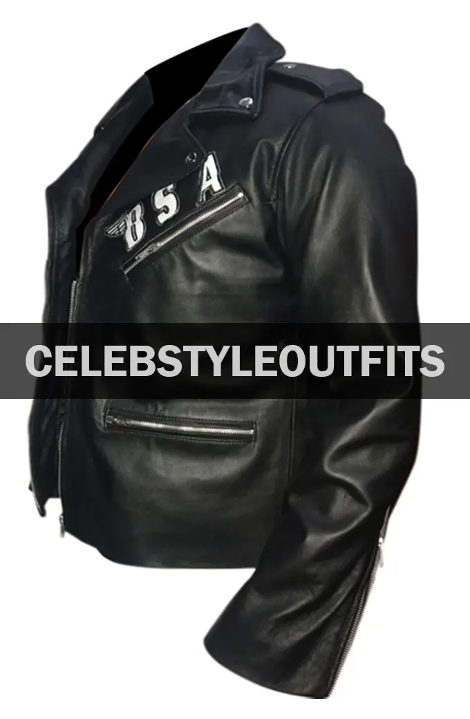Faith BSA Rockers Revenge George Michael Black Biker Jacket rockers-revenge-george-michael-Jacket