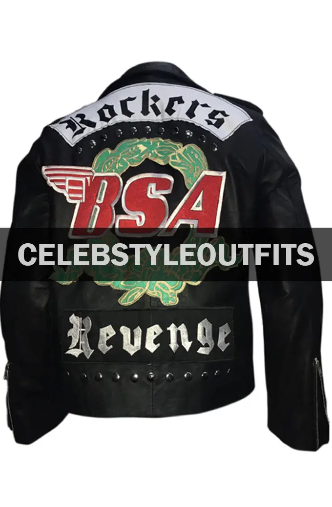 Faith BSA Rockers Revenge George Michael Black Biker Jacket rockers-revenge-george-michael-Jacket