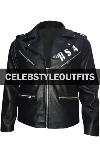 George Michael Faith BSA Rockers Revenge Black Biker Jacket