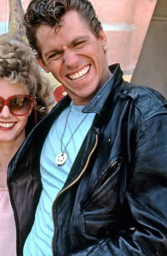 Grease Kenickie Murdoch Jeff Conaway Bomber Black Biker Jacket grease-jeff-conaway-black-leather-jacket