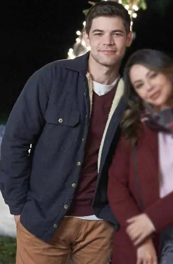 Adam Jeremy Jordan Holly And Ivy Black Cotton Shearling Jacket adam-holly-ivy-jacket