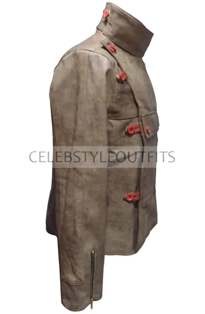 Idris Elba Captain Janek Prometheus Olive Green Leather Jacket prometheus-janek-green-leather-jacket