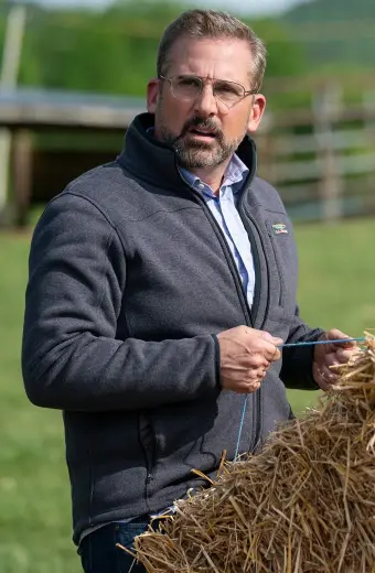 Steve Carell Irresistible Gary Zimmer Grey Wool Jacket