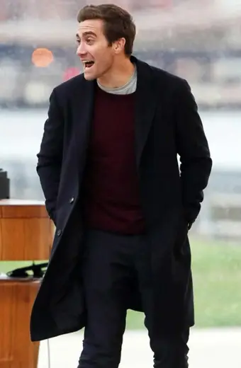Jake Gyllenhaal Demolition Davis Mitchell Wool Trench Coat