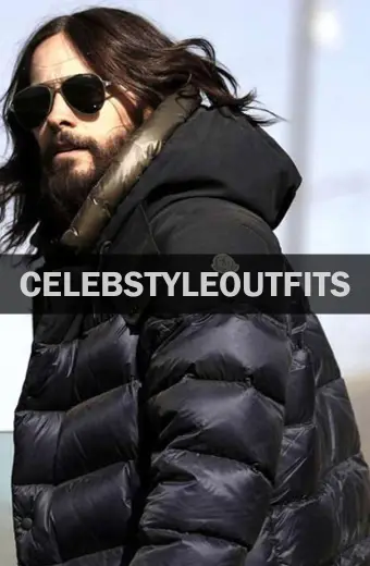 Jared Leto Michael Morbius Hooded Black Quilted Puffer Jacket